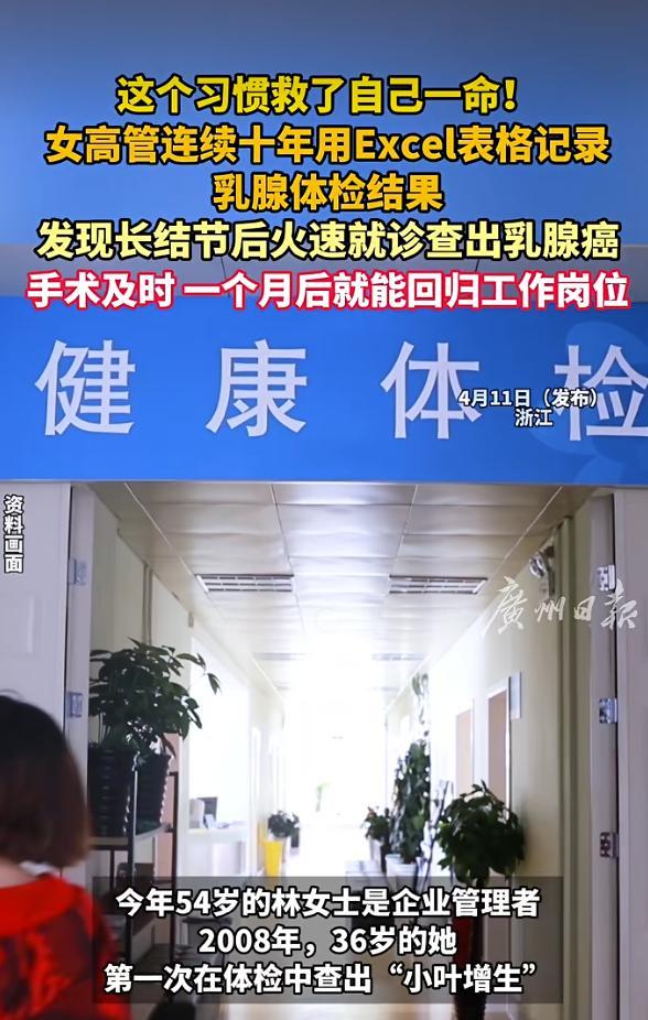 连续十年用Excel记录体检救了自己